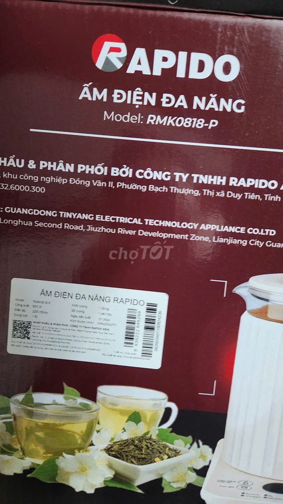 Ấm điện đa năng RMK0818-P