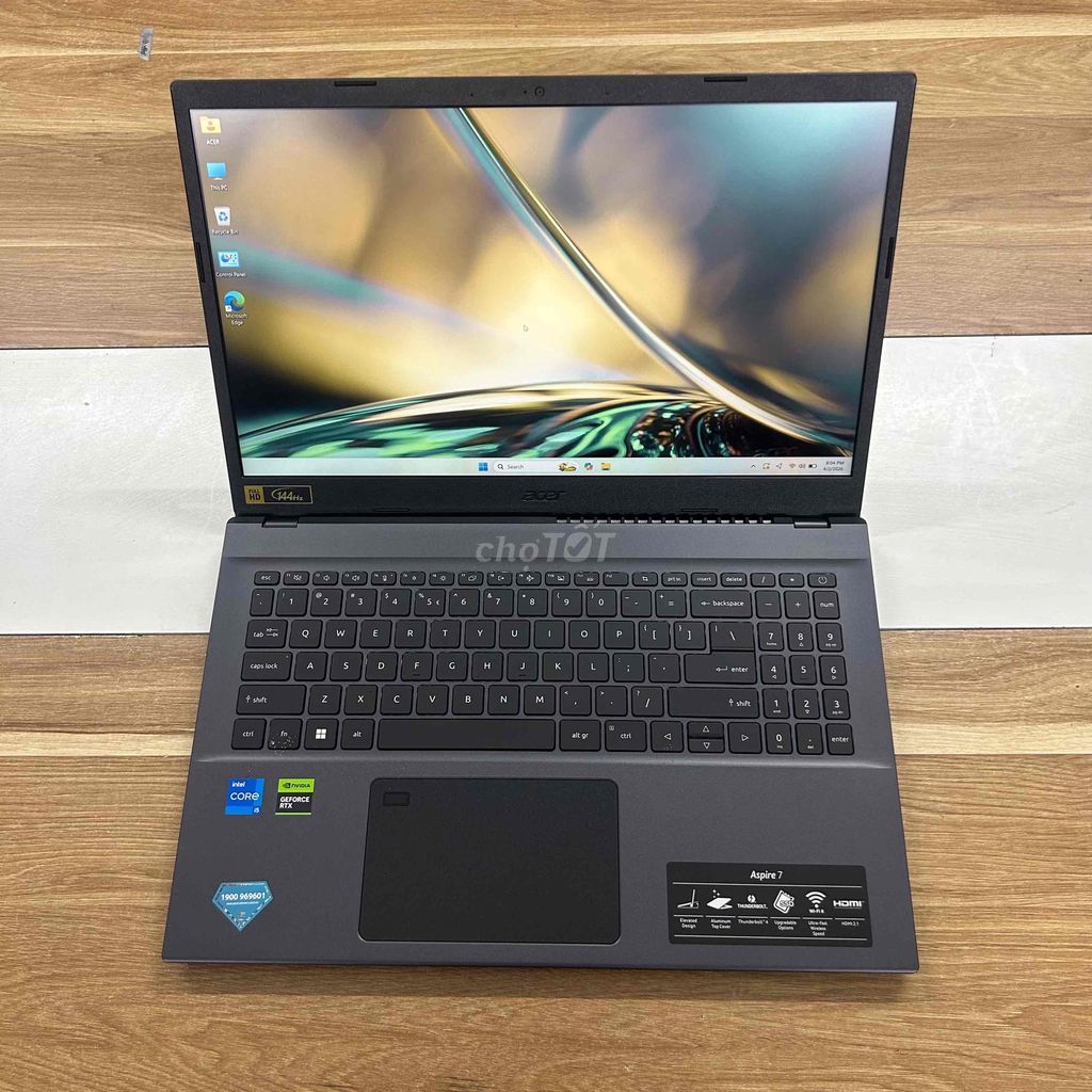Acer Aspire A715 i5 12450H VGA RTX 3050 BH 09/2026. Mua bán Laptop tại Quận Bình Tân Tp Hồ Chí Minh được đăng bởi Laptop Gaming Store  hình 1