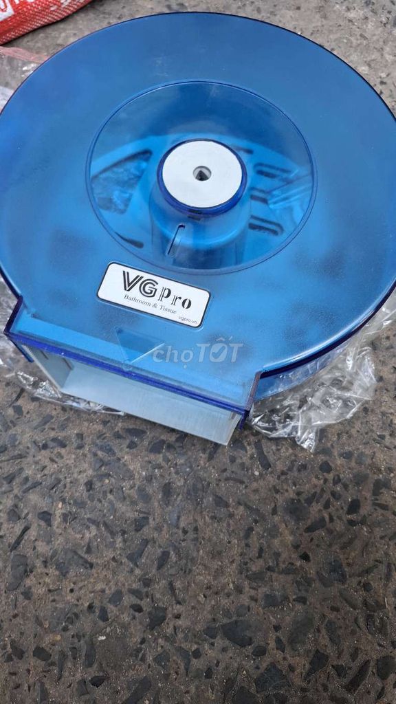 Hộp đựng giấy VG Pro Nhựa Xanh, Trắng. Mua bán Thiết bị vệ sinh, nhà tắm tại Quận 4 Tp Hồ Chí Minh được đăng bởi  mr thắng second  hình 1