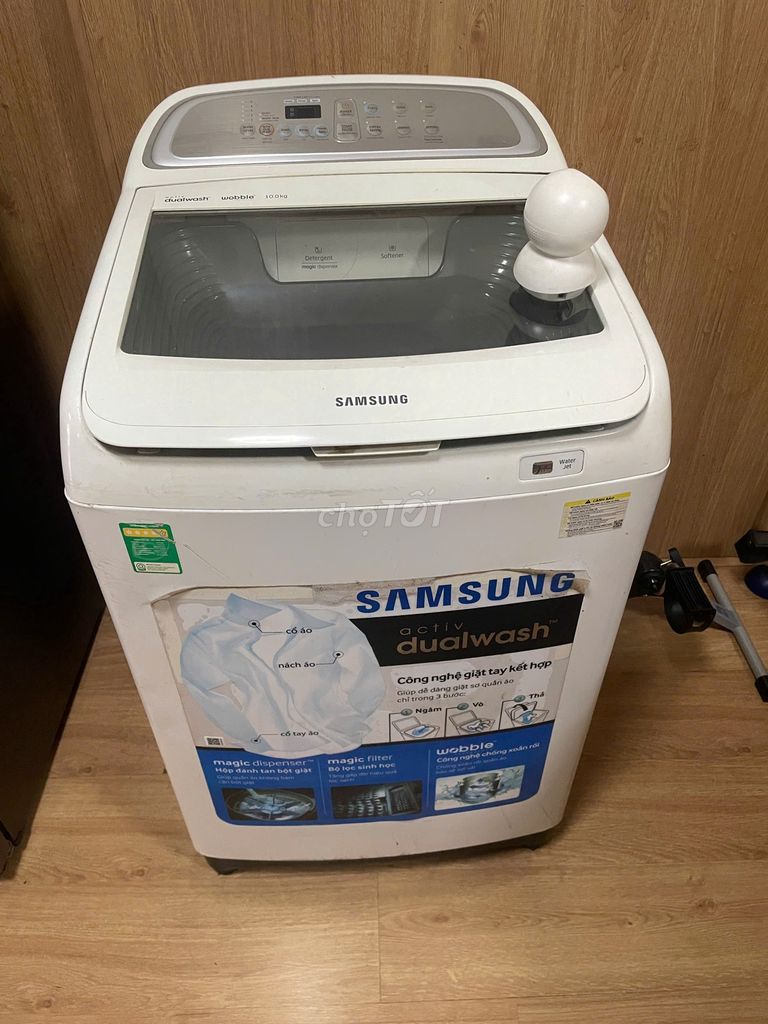 Máy giặt Samsung 10 kg WA10J5710SW lồng đứng