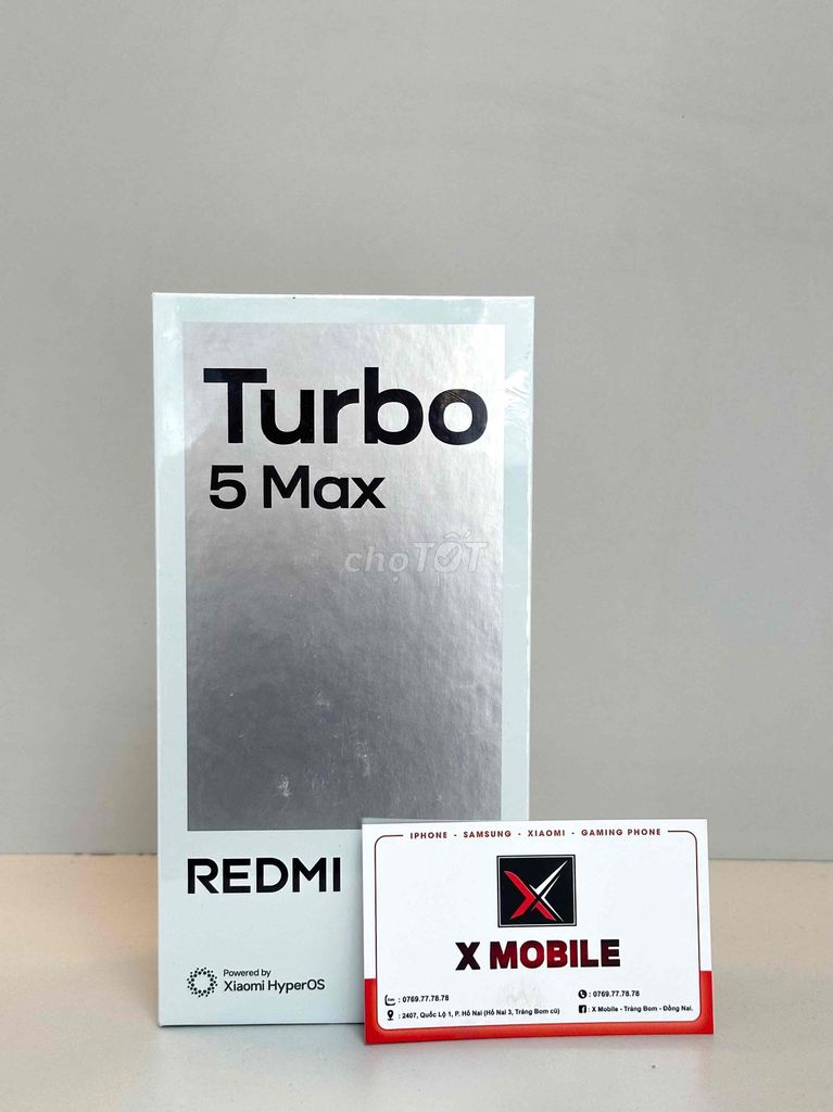 REDMI TURBO 5 MAX 12/256 NEWSEAL SẠC 100W-PIN 9000. Mua bán Điện thoại tại Huyện Trảng Bom Đồng Nai được đăng bởi X Mobile Trảng Bom hình 1