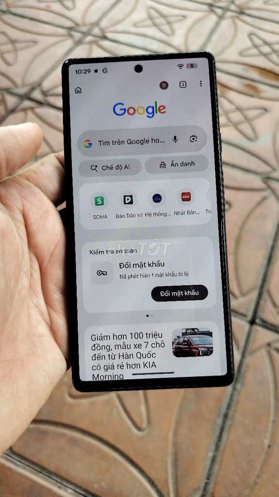 Google Pixel 6 Trắng Đã qua sử dụng. Mua bán Điện thoại tại Quận Cái Răng Cần Thơ được đăng bởi Hoàng Trần hình 1