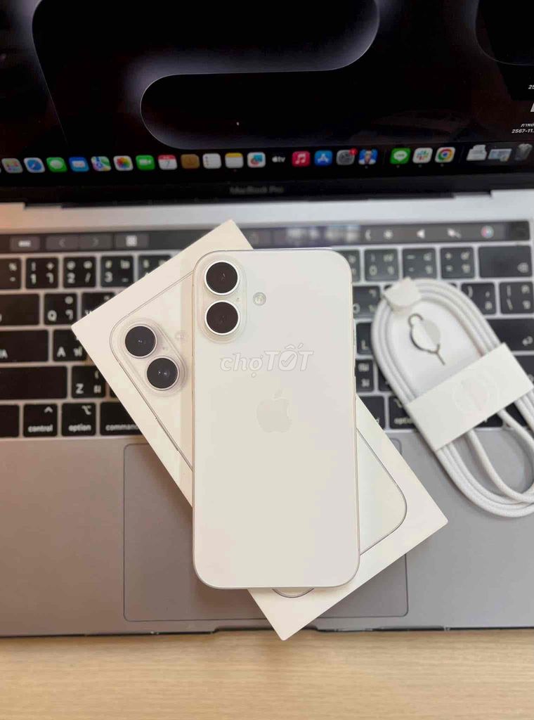 iPhone 16 128GB Trắng FULLBOX NEW APPLE 12/2025. Mua bán Điện thoại tại Quận 10 Tp Hồ Chí Minh được đăng bởi iStockHCM hình 1