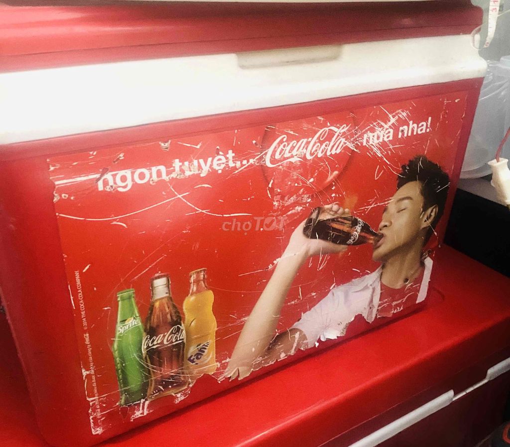 THANH LÝ giá RẺ thùng đá giữ nhiệt Cocacola 35 45