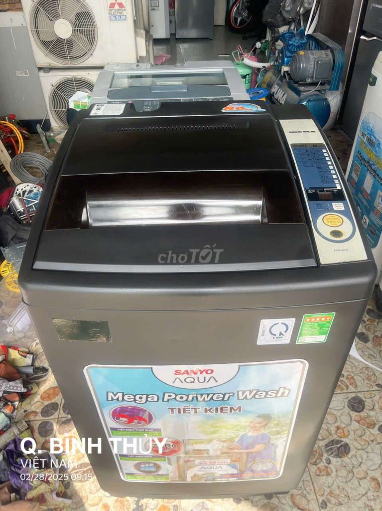 Máy giặt sanyo Aqua 8ki zin đẹp