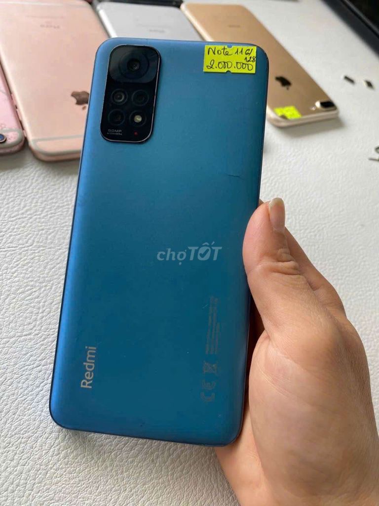 Xiaomi Redmi Note 11 128GB Xanh. Mua bán Điện thoại tại Thành phố Vĩnh Long Vĩnh Long được đăng bởi Thanh Tien hình 1