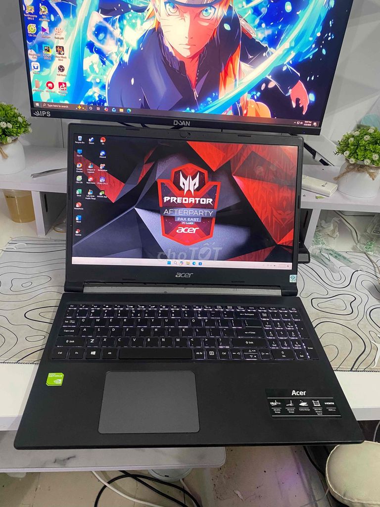 Acer aspire 7 R7 3750H GTX1650Ti. Mua bán Laptop tại Quận Cầu Giấy Hà Nội được đăng bởi VM hình 1
