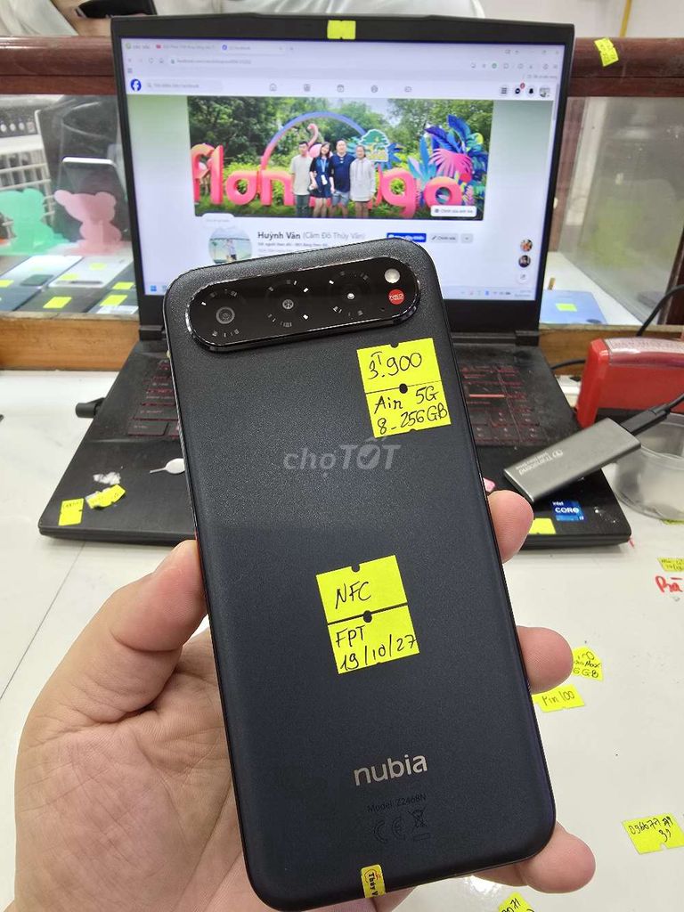 Nubia Air 5G 8GB/256GB Đen Đã sử dụng. Mua bán Điện thoại tại Thành phố Long Xuyên An Giang được đăng bởi Facebook Cầm Đồ Thúy Vân hình 1
