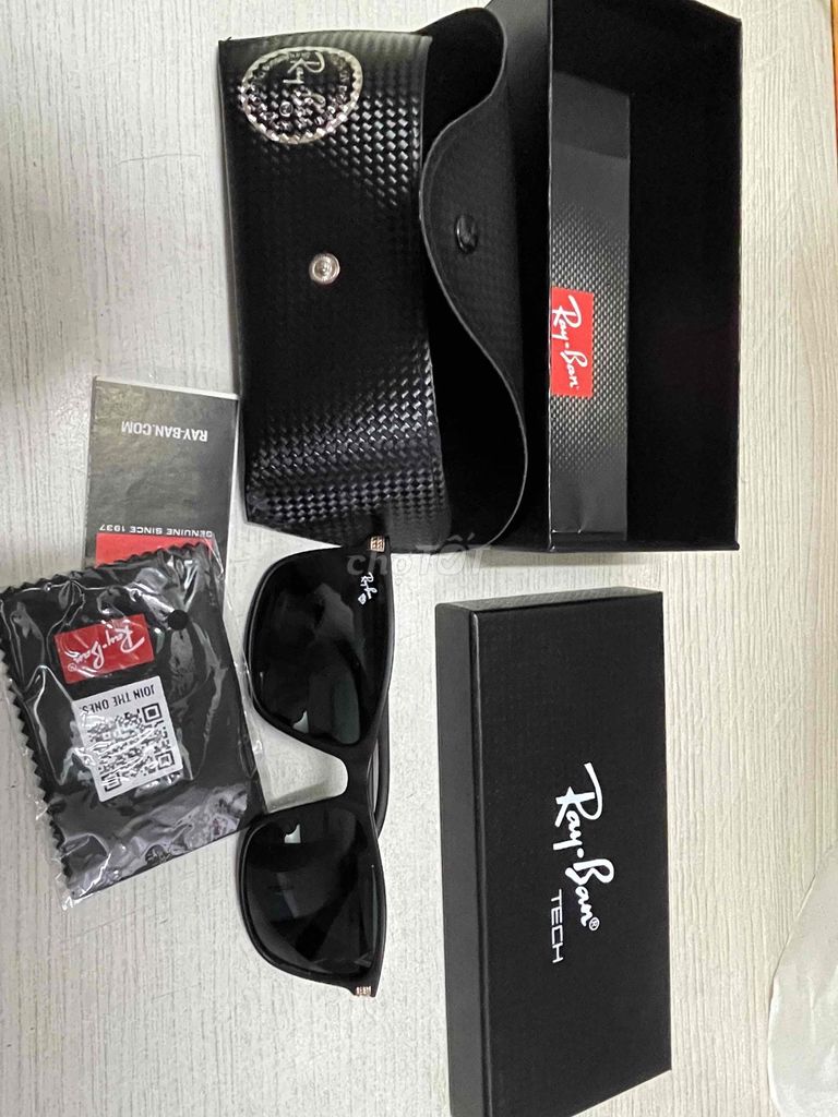 Kính râm Ray-Ban Đen Unisex. Mua bán Phụ kiện thời trang khác tại Quận Gò Vấp Tp Hồ Chí Minh được đăng bởi Góc Thanh Lý hình 1