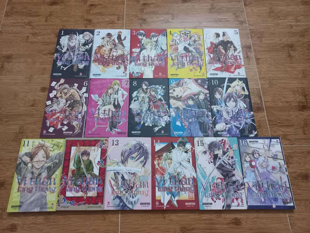 Sách manga Vị Thần Lang Thang cũ ( tập 1-16). Mua bán Sách tại Quận 5 Tp Hồ Chí Minh được đăng bởi Trọng phúc hình 1