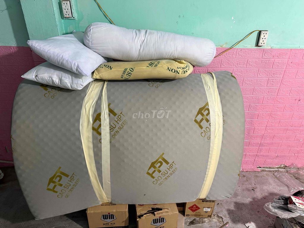 Thanh lý Nệm cao su. Mua bán Giường, chăn ga gối nệm tại Quận Gò Vấp Tp Hồ Chí Minh được đăng bởi Gia Kiệt Xe Máy hình 1