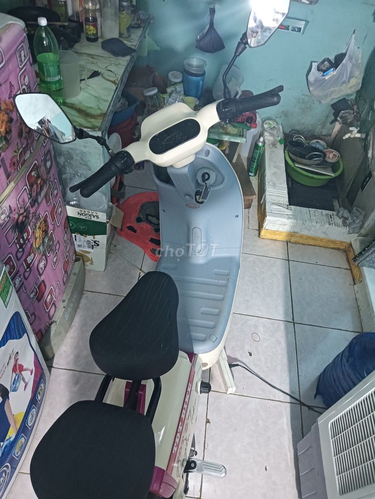 Xe đạp điện TDT Bike Chợ Lớn Trắng. Mua bán Xe điện tại Thị xã Tân Uyên Bình Dương được đăng bởi Phạm khánh em hình 4