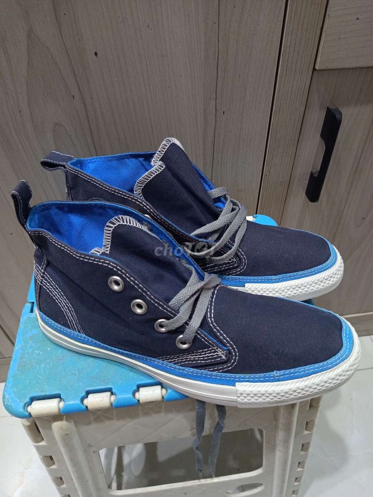 Giày Bata Converse Unisex Xanh size 39. Mua bán Giày dép tại Quận 7 Tp Hồ Chí Minh được đăng bởi giày xi ANH VŨ hình 1