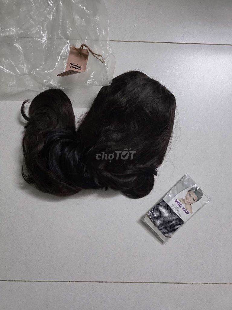 Tóc giả Nữ Tóc thật Dài Nâu đen Dày. Mua bán Phụ kiện thời trang khác tại Thành phố Thủ Đức Tp Hồ Chí Minh được đăng bởi Hùng Vĩ hình 1