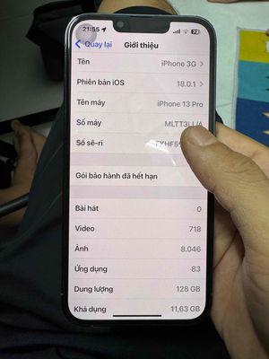 Apple iPhone 13 Pro 128GB Xám Đã dùng. Mua bán Điện thoại tại Quận Tân Phú Tp Hồ Chí Minh được đăng bởi Thanh quang