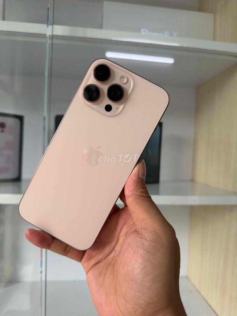 iPhone 16 Pro Max 256GB VN Vàng PIN 91%. Mua bán Điện thoại tại Thành phố Cà Mau Cà Mau được đăng bởi NHAN APPLE hình 1