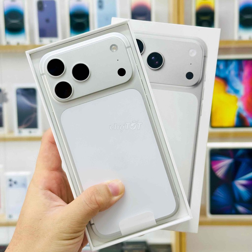 🍎17 PROMAX TRẮNG 256GB VN FULBOX P100% BH12/2026. Mua bán Điện thoại tại Quận Ninh Kiều Cần Thơ được đăng bởi Nghĩa Trần Mobile hình 1