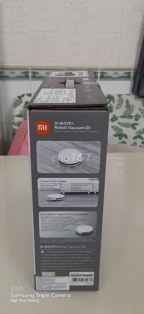 Robot hút bụi lau nhà xiaomi vacuum E5