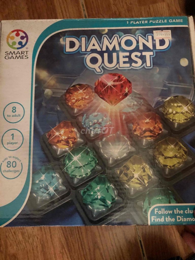 Đồ chơi trí tuệ Smart Games Diamond Quest. Mua bán Sở thích khác tại Thành phố Thủ Đức Tp Hồ Chí Minh được đăng bởi Nhật hình 1