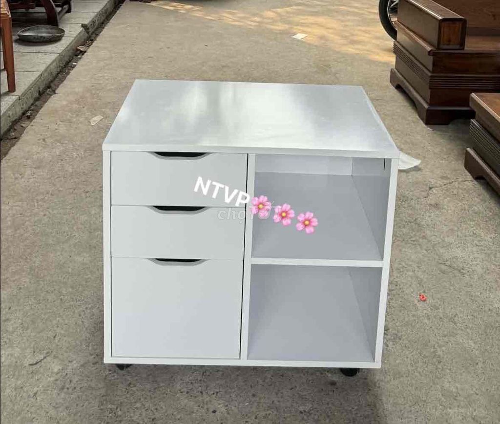 Tủ Máy In, Tủ Hồ Sơ Văn Phòng Kèm Bánh Xe. Mua bán Tủ, kệ gia đình tại Huyện Hóc Môn Tp Hồ Chí Minh được đăng bởi Nội Thất Giá Xưởng hình 1