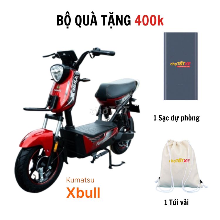 XE ĐIỆN KUMATSU XBULL 2024 ĐỎ