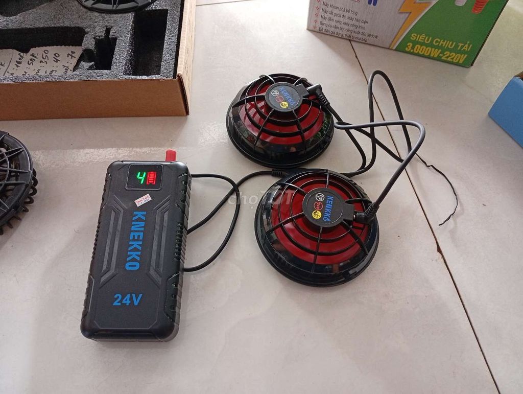 chỉ pin KNEKKO 24V áo điều hoà. Mua bán Quạt tại Huyện Tiên Lữ Hưng Yên được đăng bởi Anh Đức hình 1