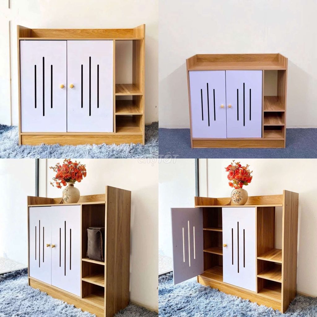Tủ giày cửa trắng sọc. Mua bán Tủ, kệ gia đình tại Quận Cẩm Lệ Đà Nẵng được đăng bởi Trần thuỳ dung hình 1