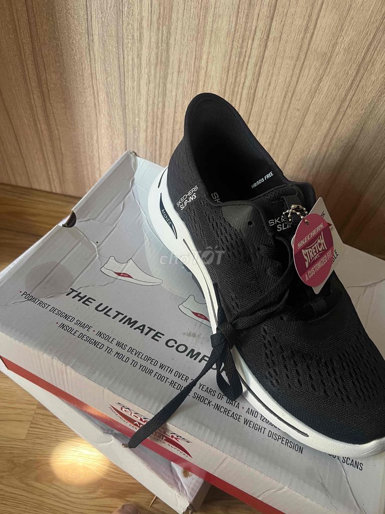 Giày thể thao Skechers 41 Đen Thoáng khí. Mua bán Giày dép tại Quận 8 Tp Hồ Chí Minh được đăng bởi cu vinh hình 1