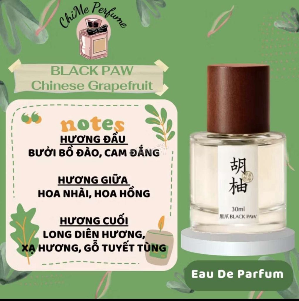Nước hoa Black Paw Chinese Grapefruit. Mua bán Nước hoa tại Quận Long Biên Hà Nội được đăng bởi Nguyễn Nam hình 1