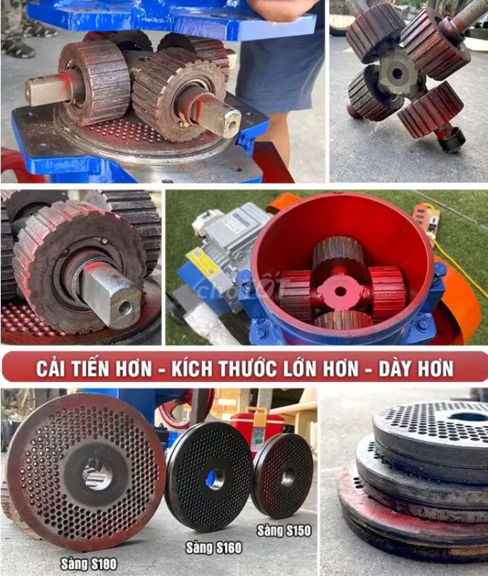 Máy ép cám viên S180. Mua bán Đồ chuyên dụng, Giống nuôi trồng tại Huyện Bàu Bàng Bình Dương được đăng bởi Kho Bình Minh hình 6