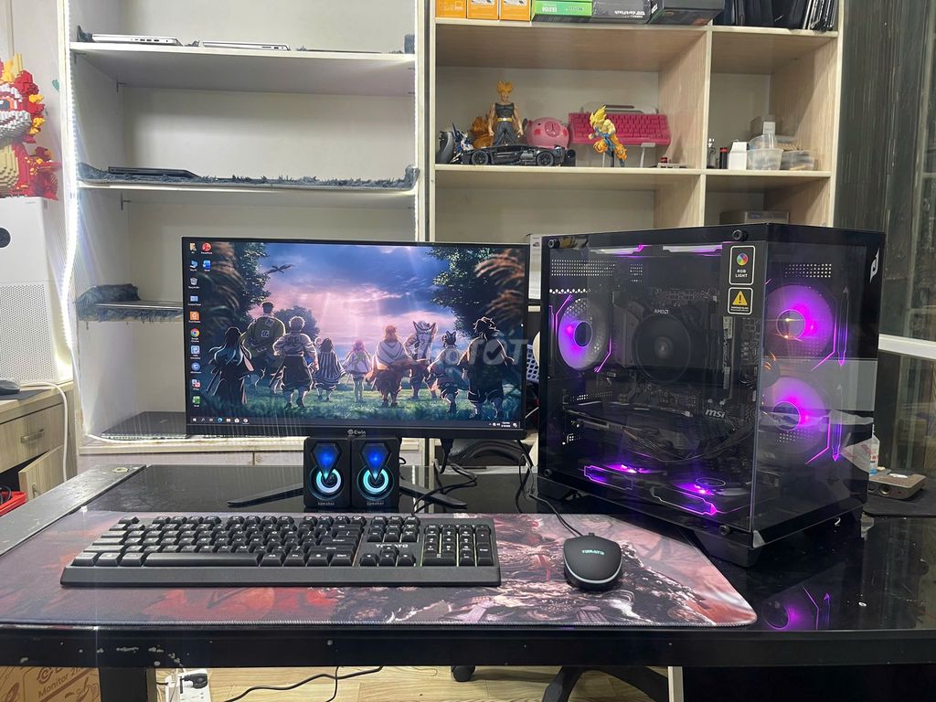 AMD RYZEN 5-1600 /16GB/SSD 1TB/VGA 1060 3GB/24"FHD. Mua bán Máy tính để bàn tại Thành phố Thủ Dầu Một Bình Dương được đăng bởi LAPTOP HUỲNH PHÁT hình 1