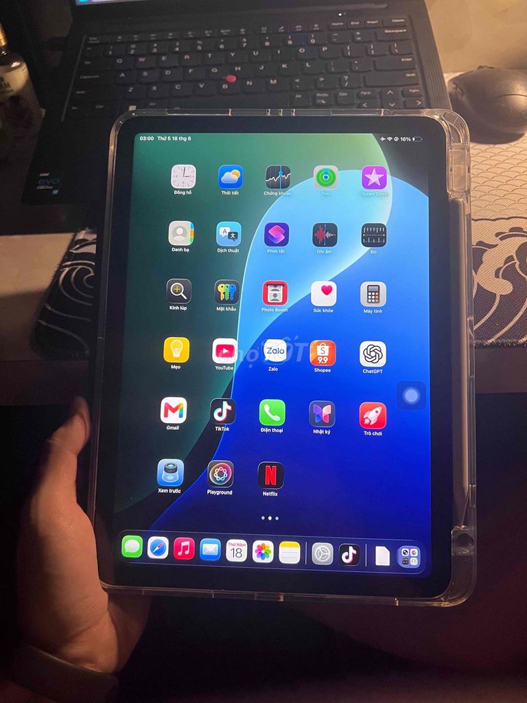 Apple iPad Air 5 Đen. Mua bán Máy tính bảng tại Quận Ngũ Hành Sơn Đà Nẵng được đăng bởi NTD official hình 1