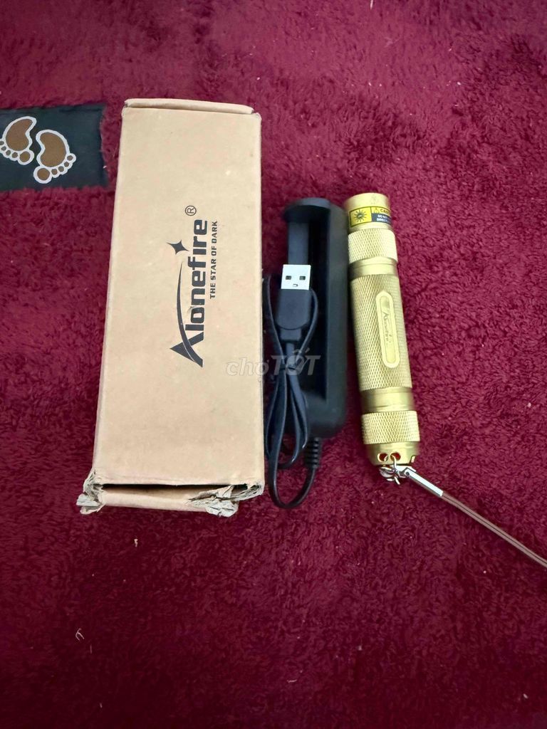 Đèn pin UV Alonefire SV007 Đồng Vàng. Mua bán Đèn tại Quận Ngũ Hành Sơn Đà Nẵng được đăng bởi phụ kiện điện tử linh tinh hình 1