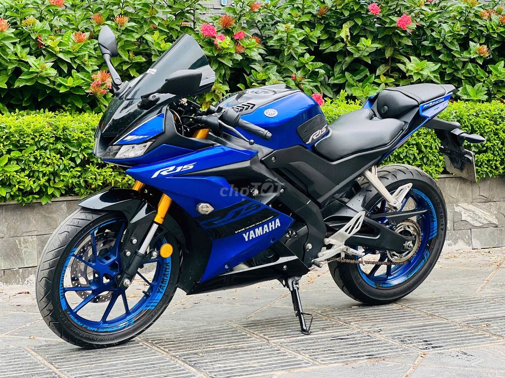 YAMAHA R15V3 NGUYÊN BẢN XANH GP. Mua bán Xe máy tại Quận Nam Từ Liêm Hà Nội được đăng bởi MAI HÒA hình 2