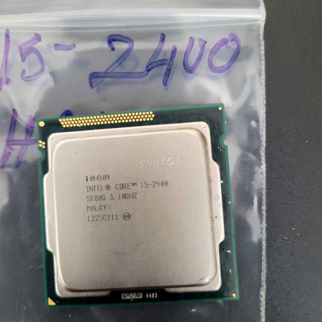 CPU Intel Core i5-2400 3.1GHz. Mua bán Linh kiện (RAM, Card...) tại Huyện An Phú An Giang được đăng bởi CaoRil hình 1