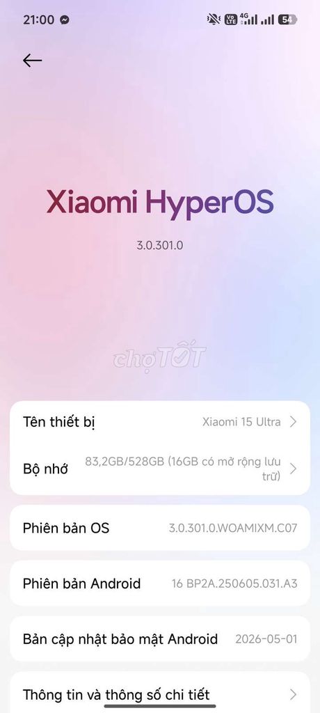 Xiaomi 15 Ultra 16GB/528GB Snapdragon 8 Elite. Mua bán Điện thoại tại Thị xã Thái Hòa Nghệ An được đăng bởi Vô Hình hình 1