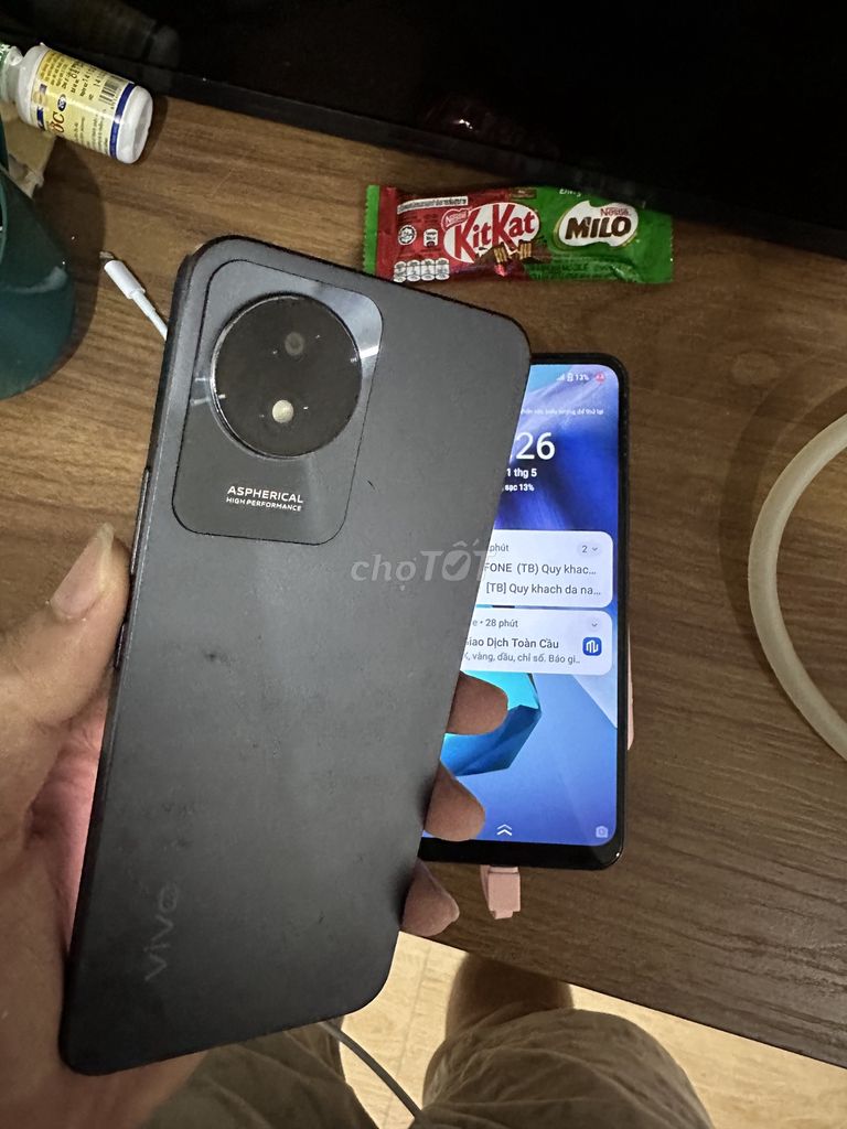 Vivo màu Đen. Mua bán Điện thoại tại Quận Thanh Khê Đà Nẵng được đăng bởi Nam hung hình 1