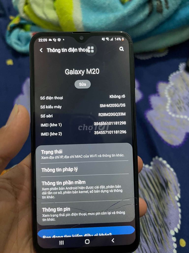Samsung Galaxy M20 . Mua bán Điện thoại tại Quận Ninh Kiều Cần Thơ được đăng bởi Quốc Tấn hình 1