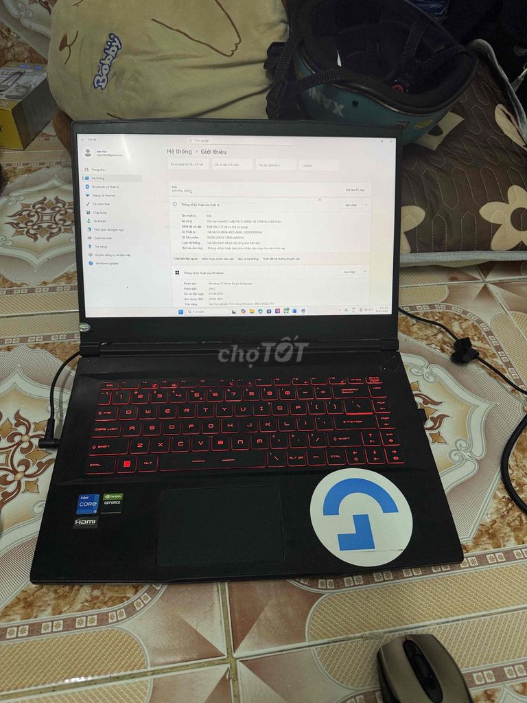 Laptop MSI Gaming GF63 Thin 11UD. Mua bán Laptop tại Huyện Hóc Môn Tp Hồ Chí Minh được đăng bởi Thủ hình 1