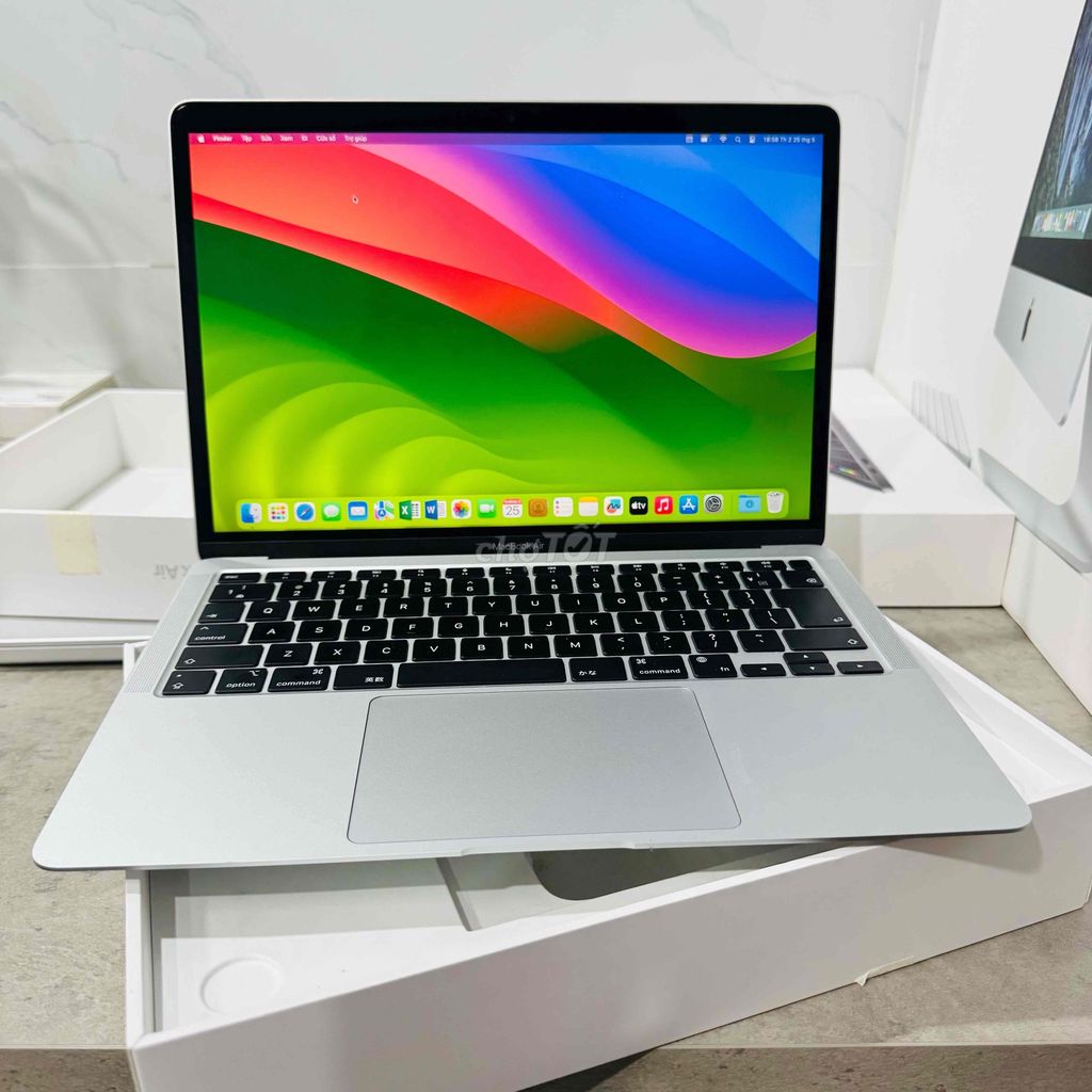Apple MacBook Air M1 8GB/256GB Bạc fullbox. Mua bán Laptop tại Quận Thanh Khê Đà Nẵng được đăng bởi Phi Nhật hình 1