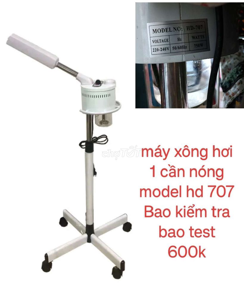 Máy xông hơi HD-707 Trắng 750W 220-240V. Mua bán Thiết bị vệ sinh, nhà tắm tại Thành phố Buôn Ma Thuột Đắk Lắk được đăng bởi Tiểu Ái hình 1