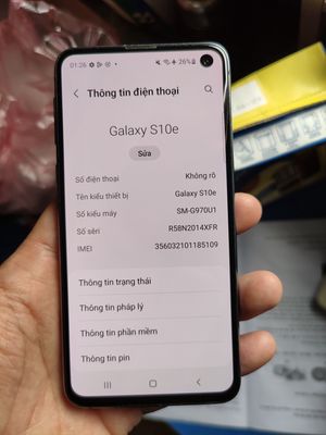 Samsung S10e qte_Ram 6gb/128gb_Full hoàn hảo.... Mua bán Điện thoại tại Quận Hà Đông Hà Nội được đăng bởi P anh