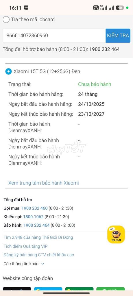 Xiaomi 15T 5G Đen 256GB. Mua bán Điện thoại tại Thành phố Nam Định Nam Định được đăng bởi Thiên Trường mobile hình 1