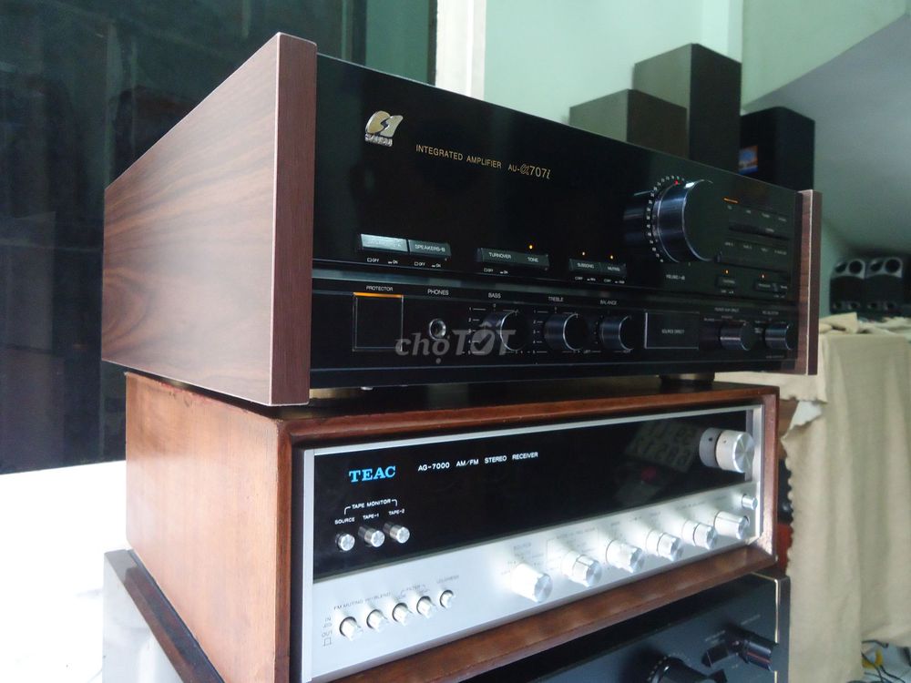 0903926455 - Ampli SANSUI AU-@707i, 320w, chạy 8 còng lớn,