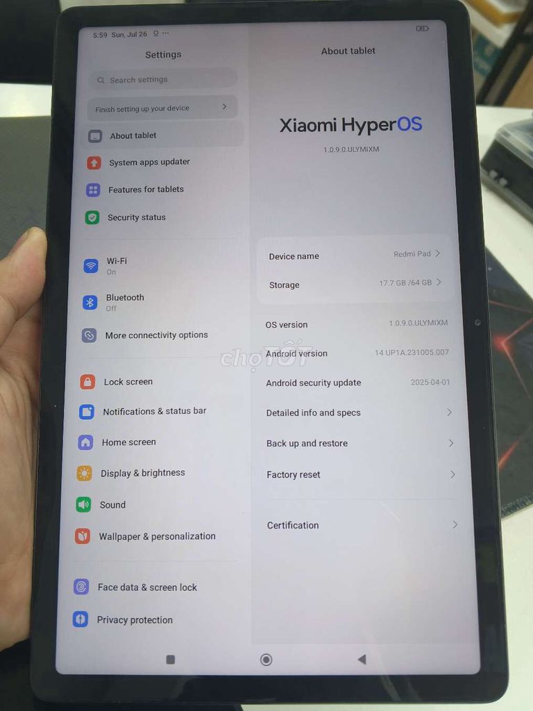 Xiaomi Redmi Pad 64GB Bạc. Mua bán Máy tính bảng tại Quận Gò Vấp Tp Hồ Chí Minh được đăng bởi Chí Hướng Group  hình 1