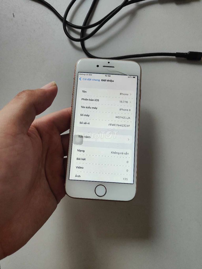 Apple iPhone 8 Vàng Đã sử dụng. Mua bán Điện thoại tại Quận Bình Tân Tp Hồ Chí Minh được đăng bởi Thành hình 1