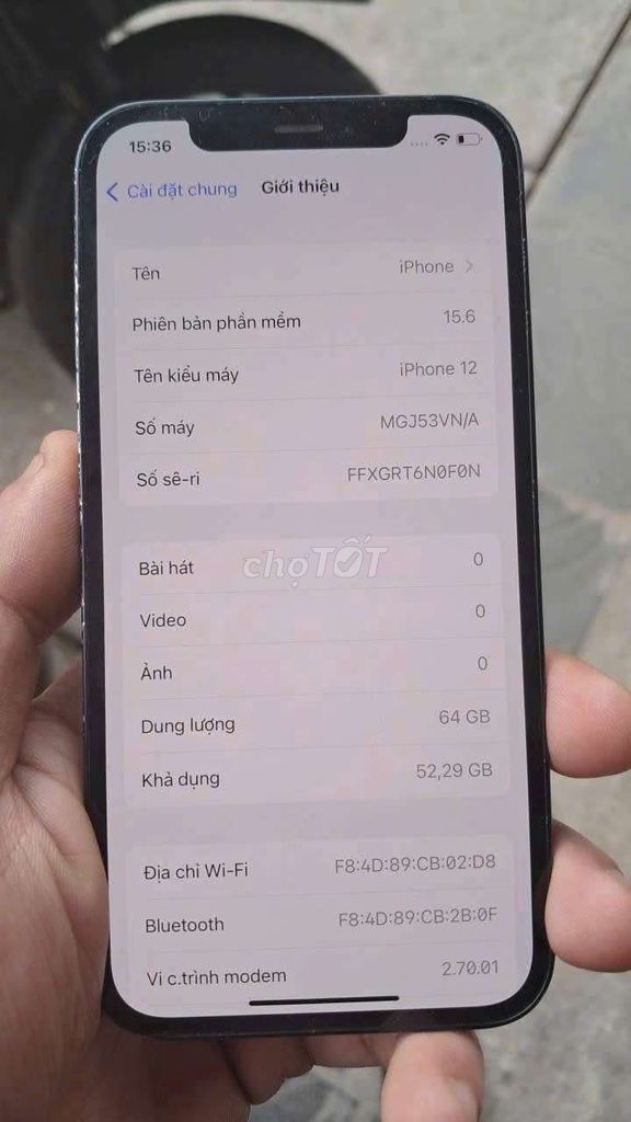 Apple iPhone 12 64GB Đen. Mua bán Điện thoại tại Quận Hai Bà Trưng Hà Nội được đăng bởi sam sung hình 1