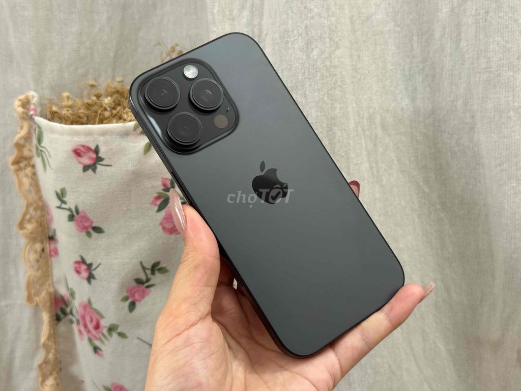 iPhone 16 Pro Black 128Gb Quốc Tế Khe Sim Pin 100%. Mua bán Điện thoại tại Quận 5 Tp Hồ Chí Minh được đăng bởi Ánh Nguyệt hình 1