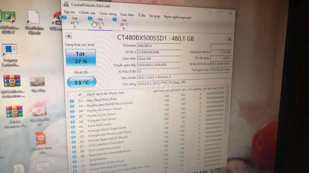 ssd 500g ram d4 4gb ram 8x2 ddr3 1 cặp. Mua bán Linh kiện (RAM, Card...) tại Thị xã Phổ Yên Thái Nguyên được đăng bởi Gia Huy hình 1