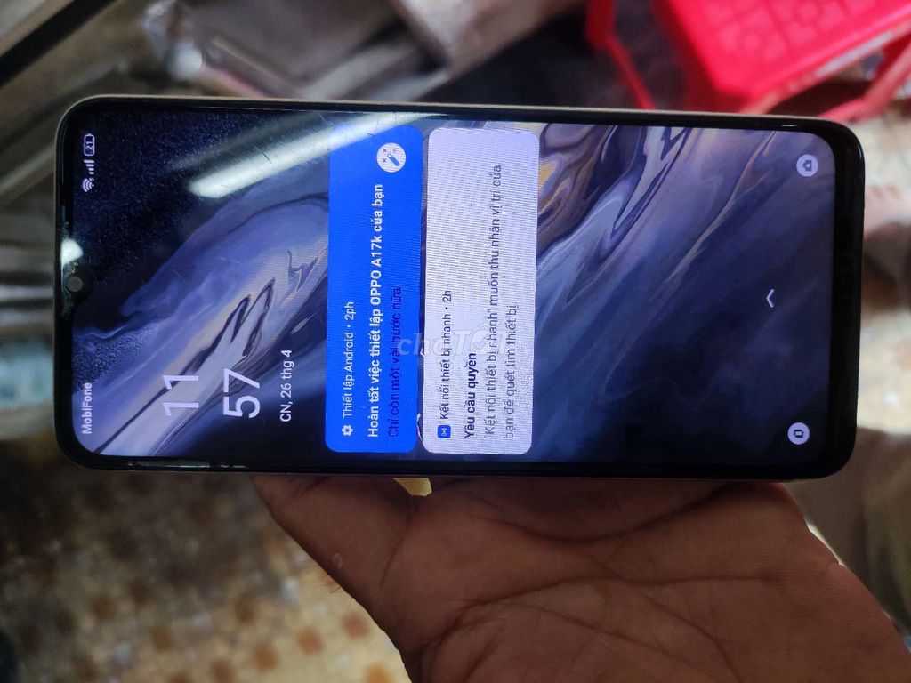 OPPO A17K 64G Zin Sony Vân Tay mới . Mua bán Điện thoại tại Quận 3 Tp Hồ Chí Minh được đăng bởi Thúy Hoàng  hình 1